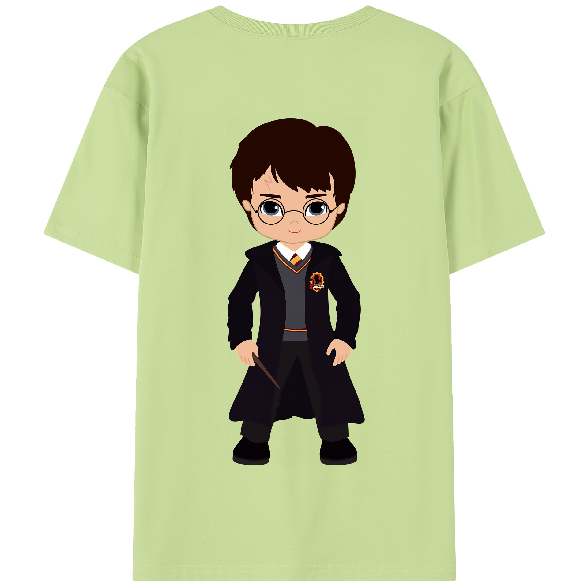 （画像用） Harry Potter ハリー・ポッターシリーズ 綿100％半袖Tシャツ（背面プリント）